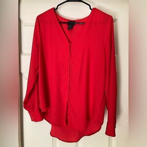 Medium Rachel Zoe red blouse - like new